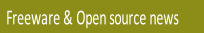 Freeware & Open source news.